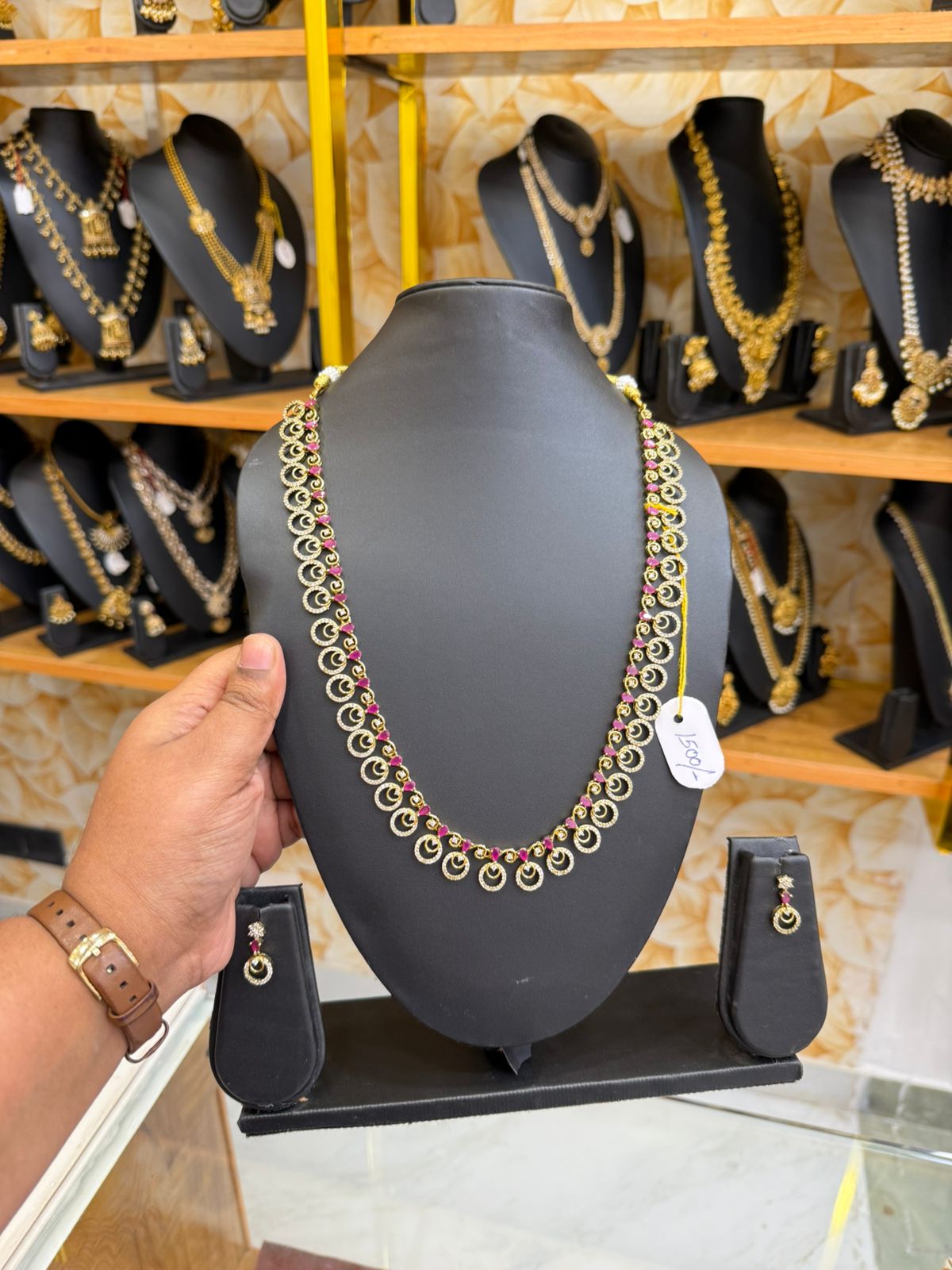 AD with ruby stone haram