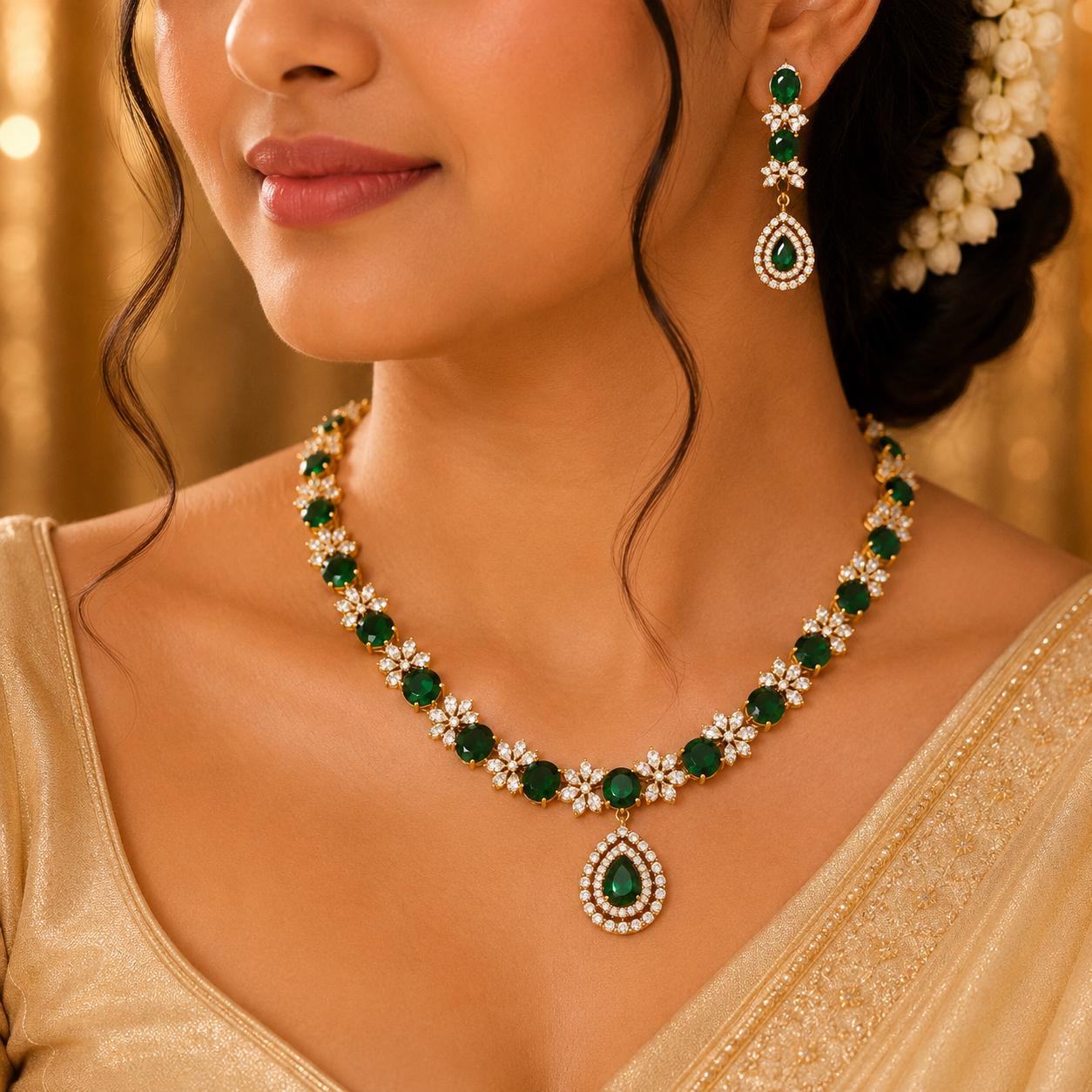 Emerald Majesty Necklace