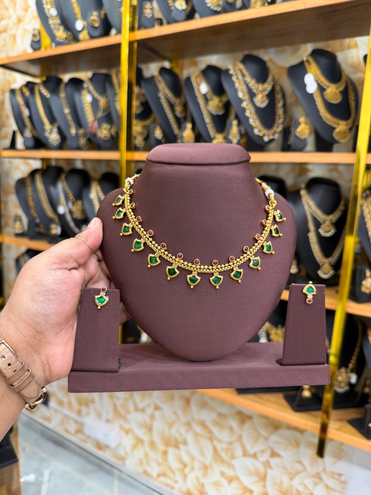 Kerala Traditional Palakka necklace