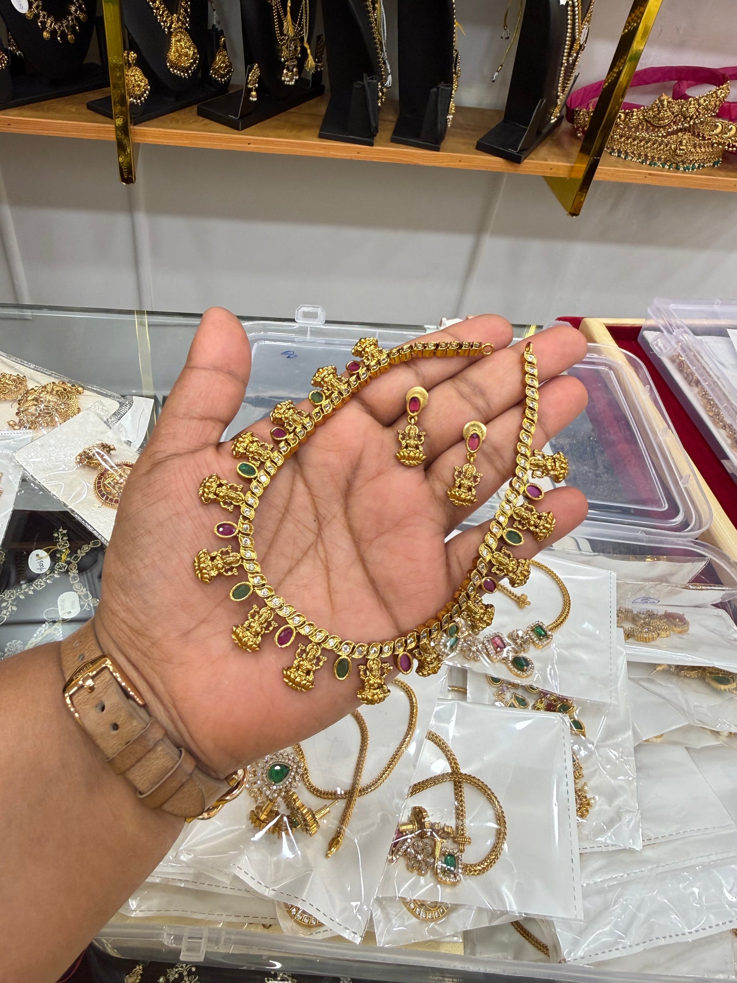 Elegant Lakshmi necklace