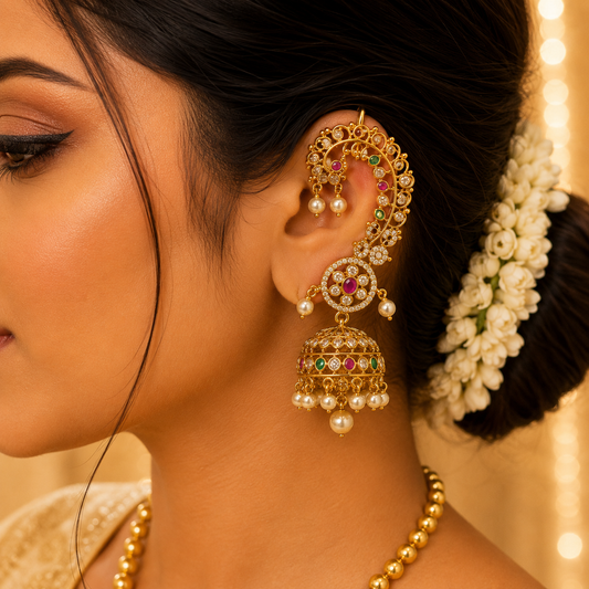 Navya Stone Jumka