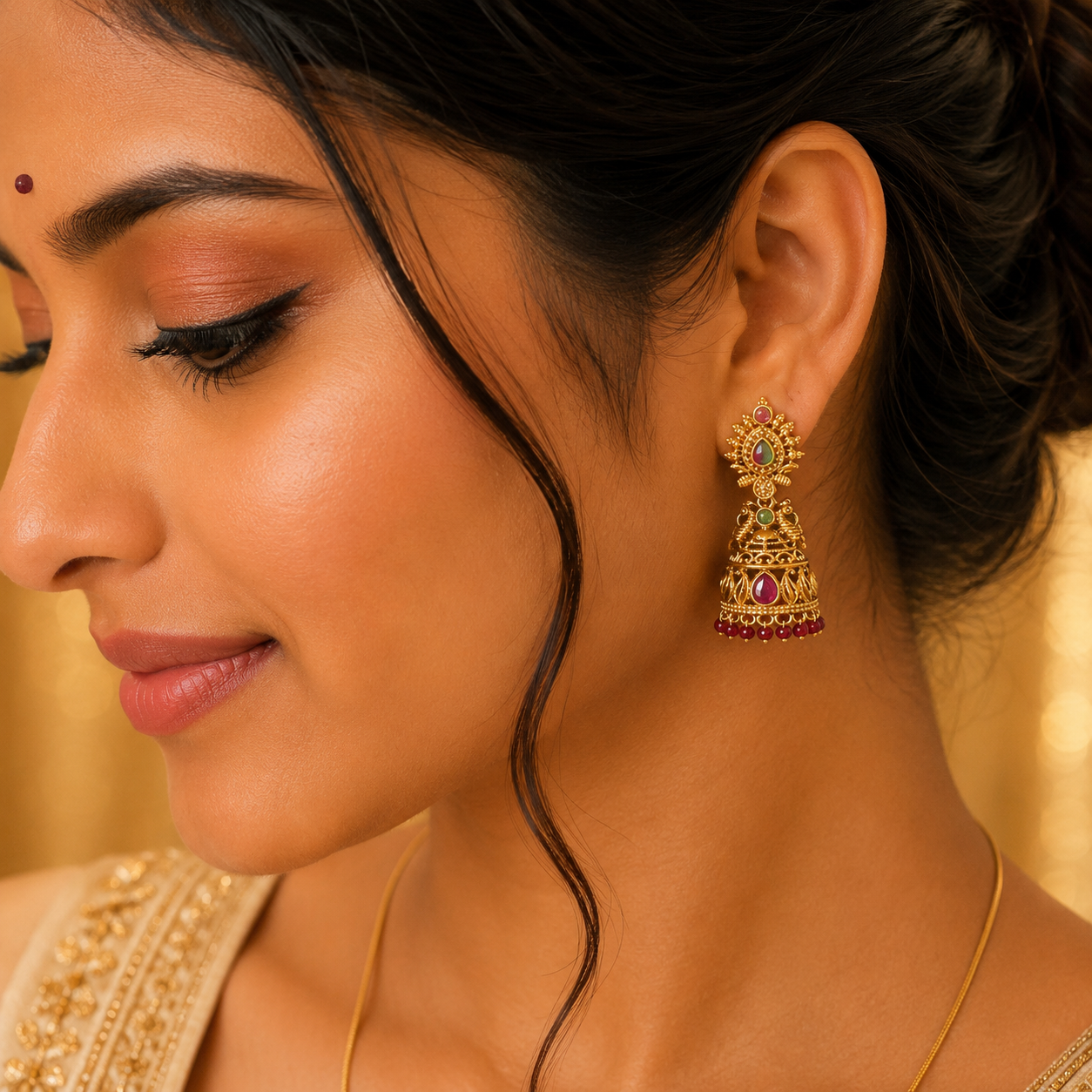 Red Pearls Jumka