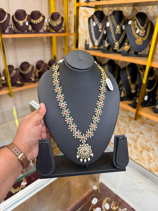 American diamond with ruby haram