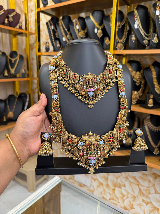 3D Enamel Antique bridal combo set