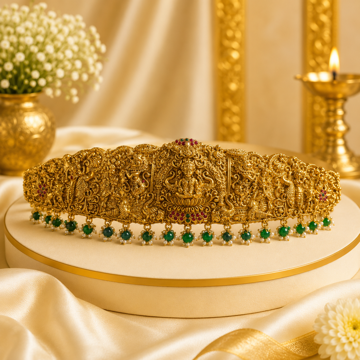 Lakshmi Temple Hip Belt