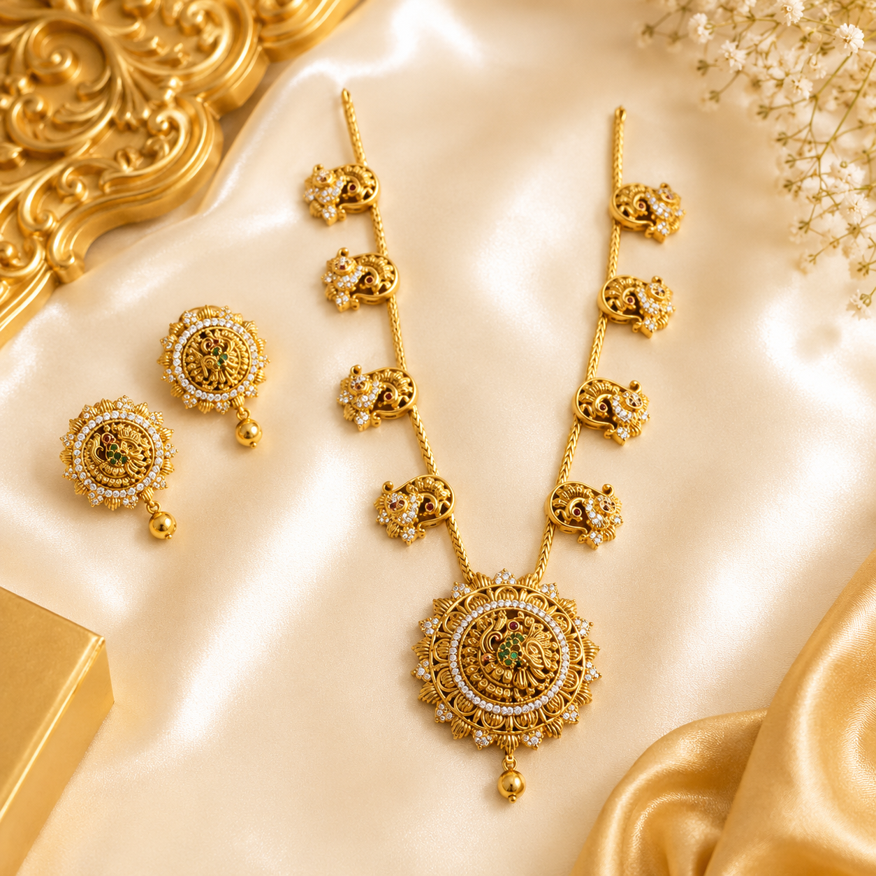 Royal Peacock Heritage Necklace