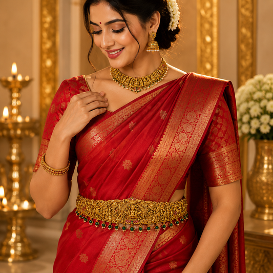 Lakshmi Temple Hip Belt