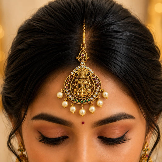 Grand Lakshmi Maang Tikka