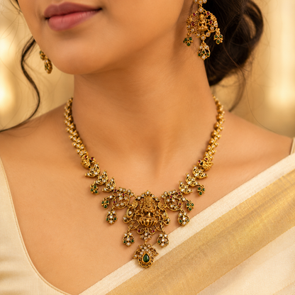 Divine Lakshmi Heritage Necklace