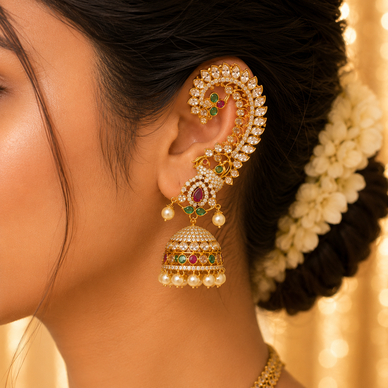 Aadhira Stone Jumka