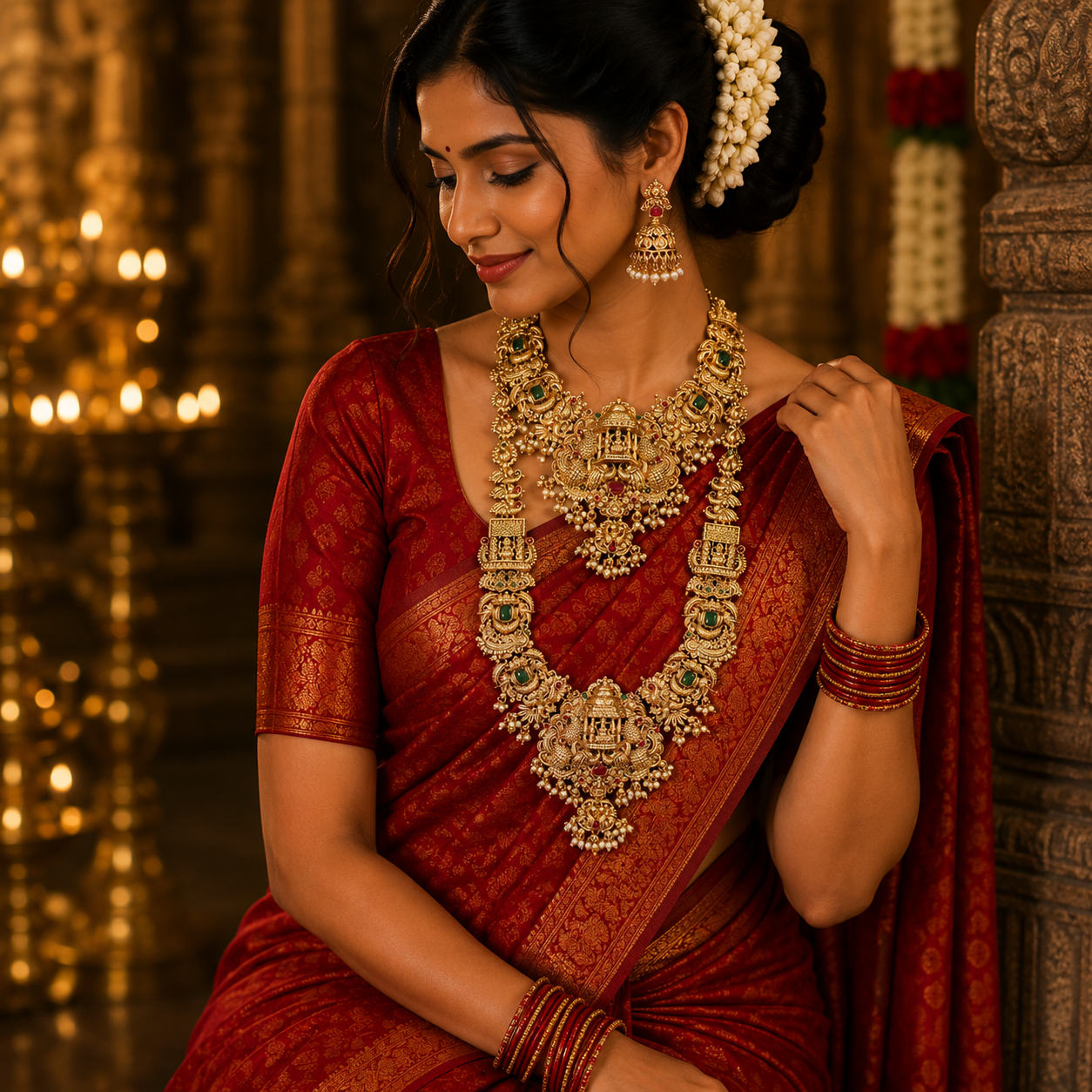 Stunning 3D Lakshmi Combo Set