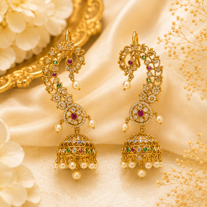Navya Stone Jumka