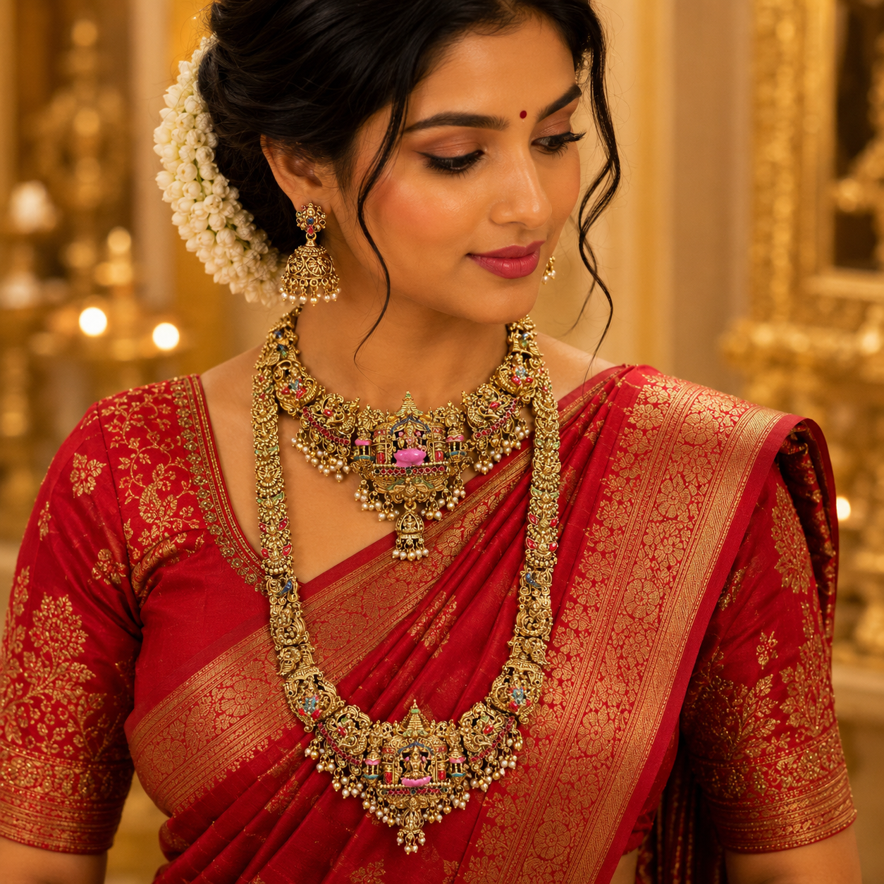 Temple Coin Bridal Combo Set
