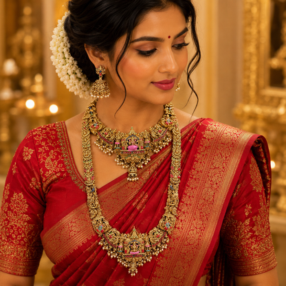 Temple Coin Bridal Combo Set