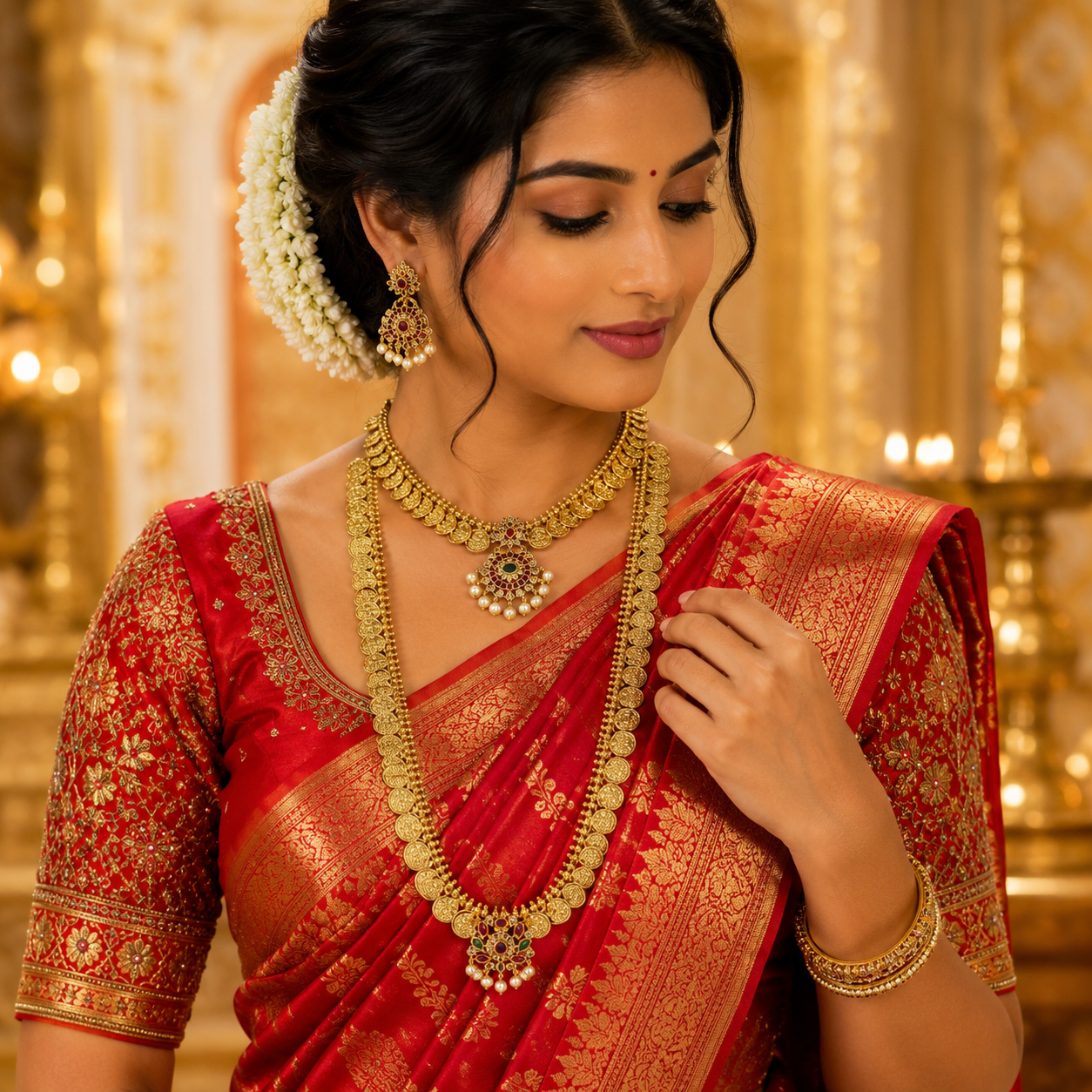 Lakshmi Stone Bridal Combo Set