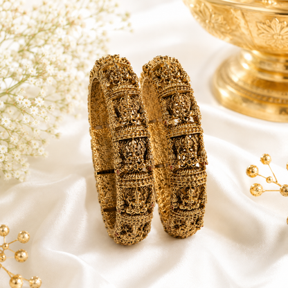 ANTIQUE LAKSHMI BANGLES (2pcs)