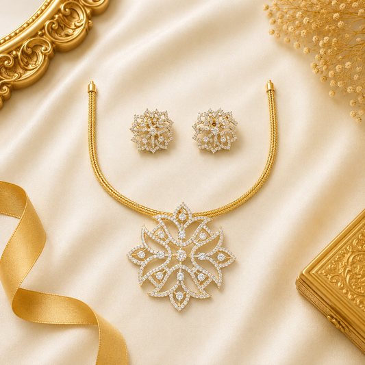 Aabharana Kolam Hasli Necklace