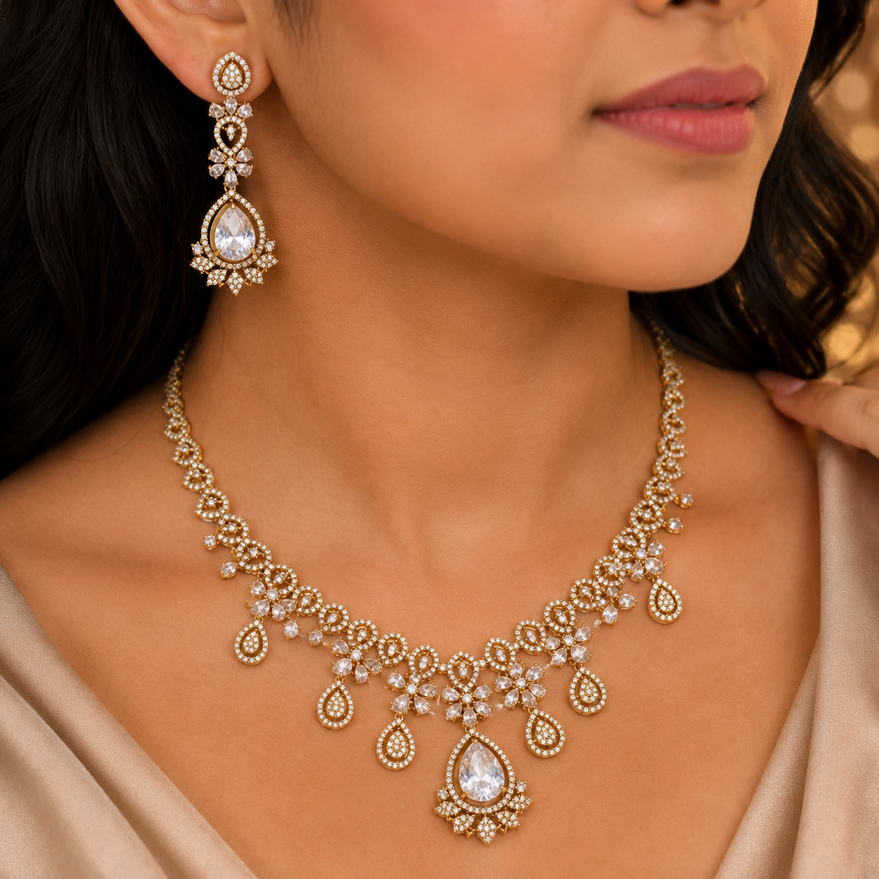 Aaradhya Stone Necklace