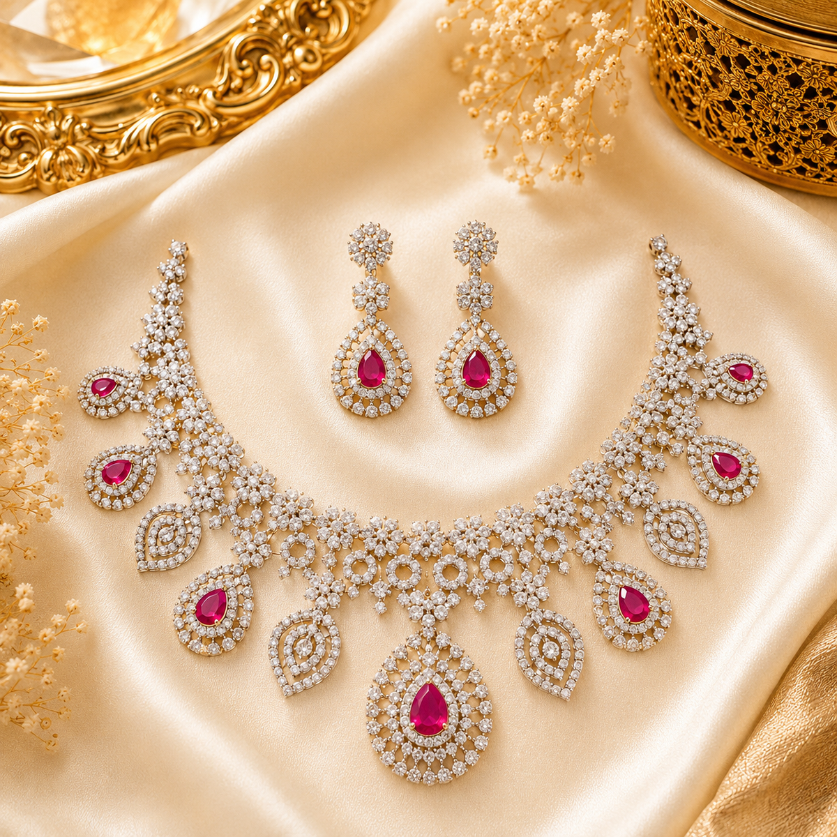 Aarvika AD Stone Necklace