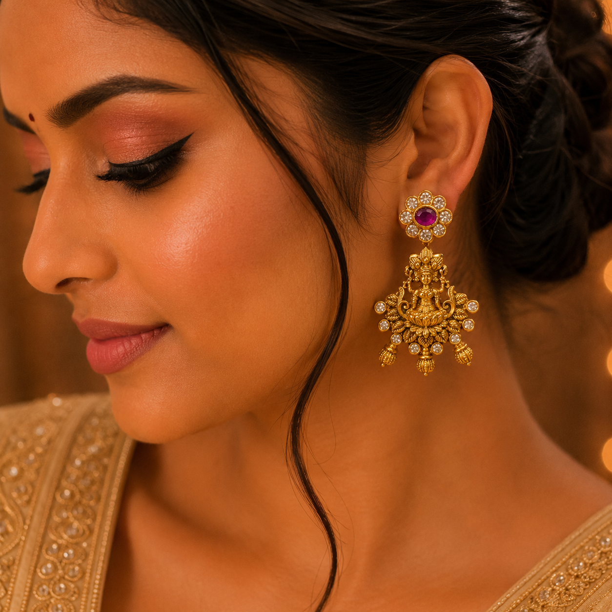 Andal Heritage Ruby Stud