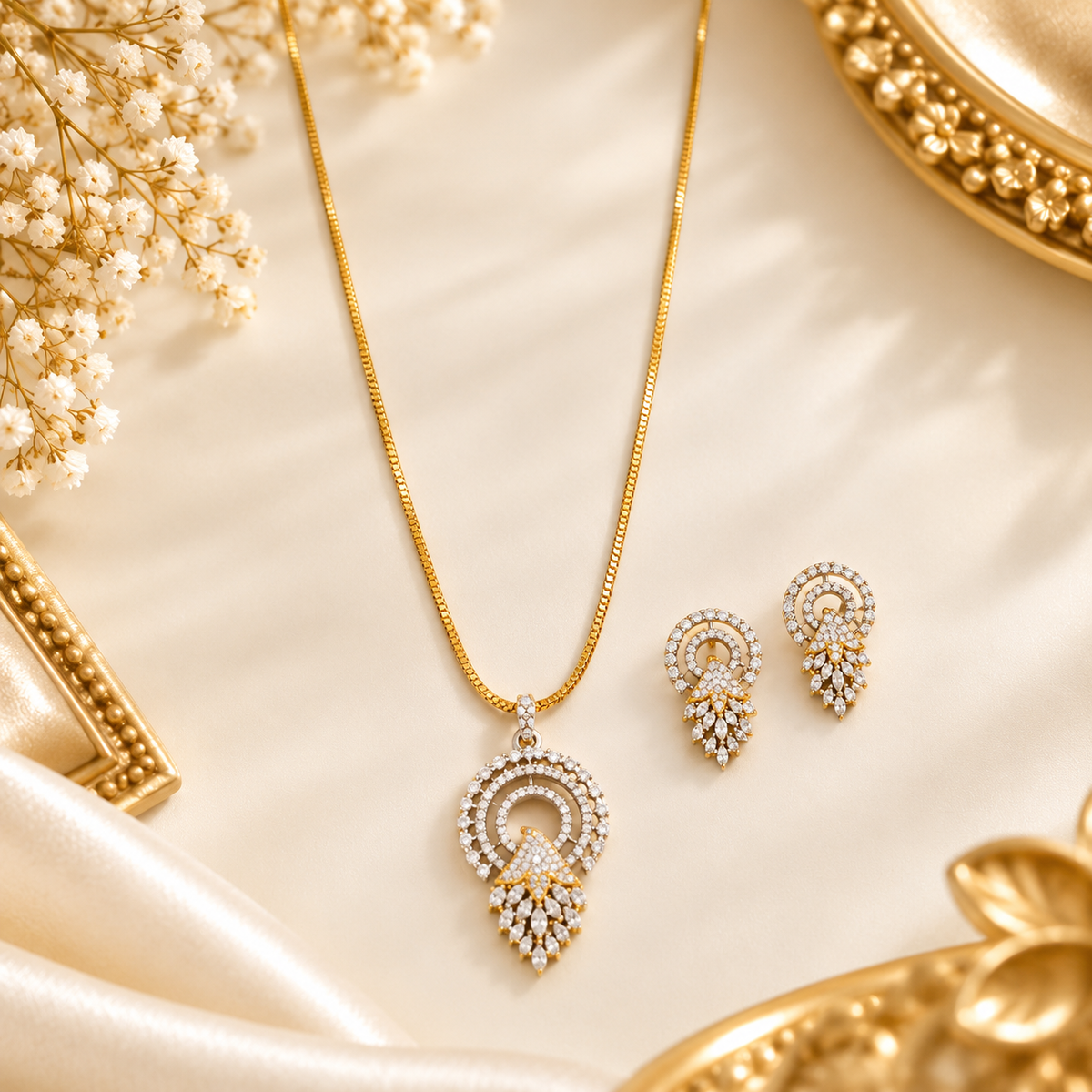 Avyara AD Pendant Stone Haram