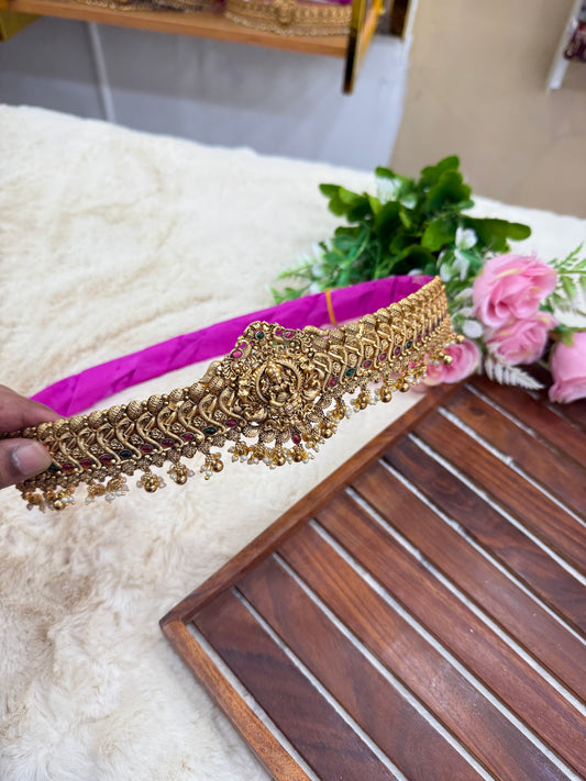 Gajalakshmi pearls hipbelt