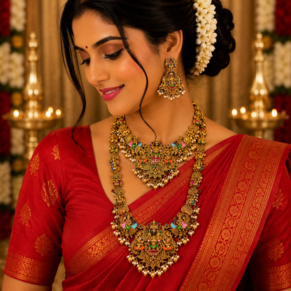 Srinivasa & Lakshmi Divyam Enamel Bridal Combo Set