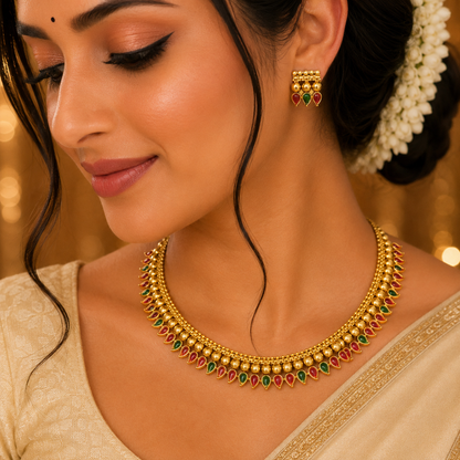 Elegant mango necklace