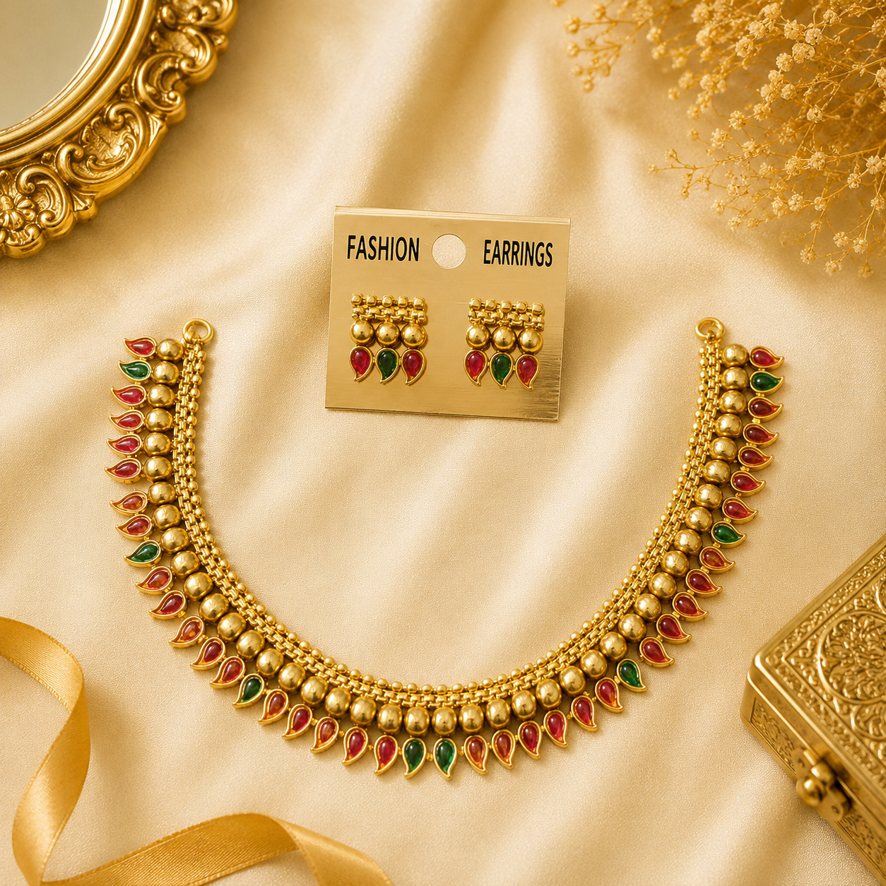 Elegant mango necklace