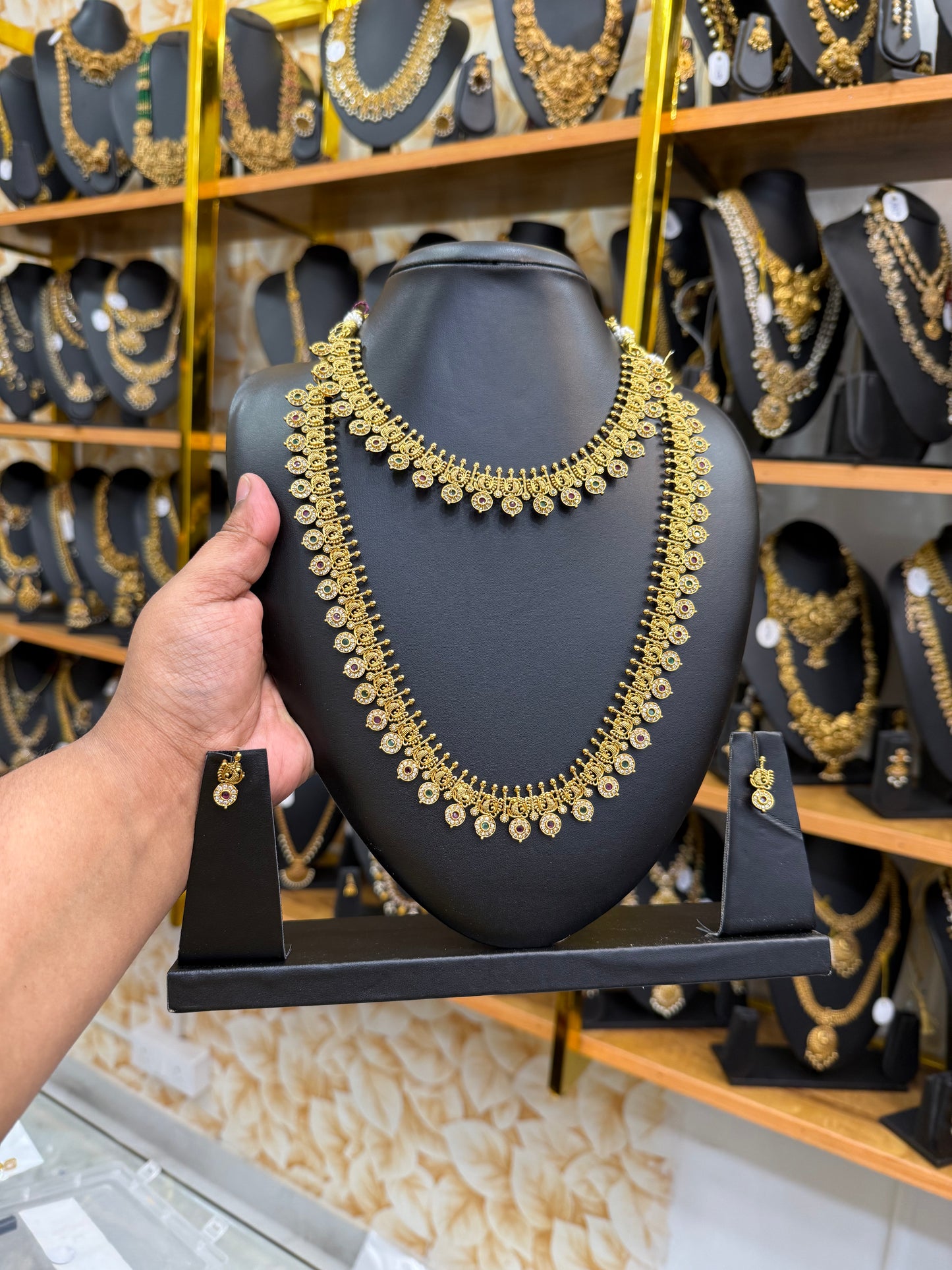 Traditional kasu malai combo set