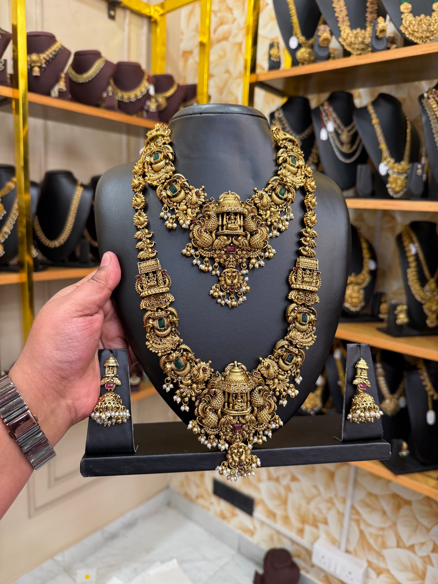 Stunning 3D Lakshmi combo set