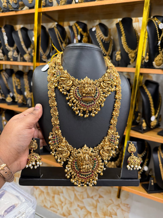 3D Lakshmi bridal combo set