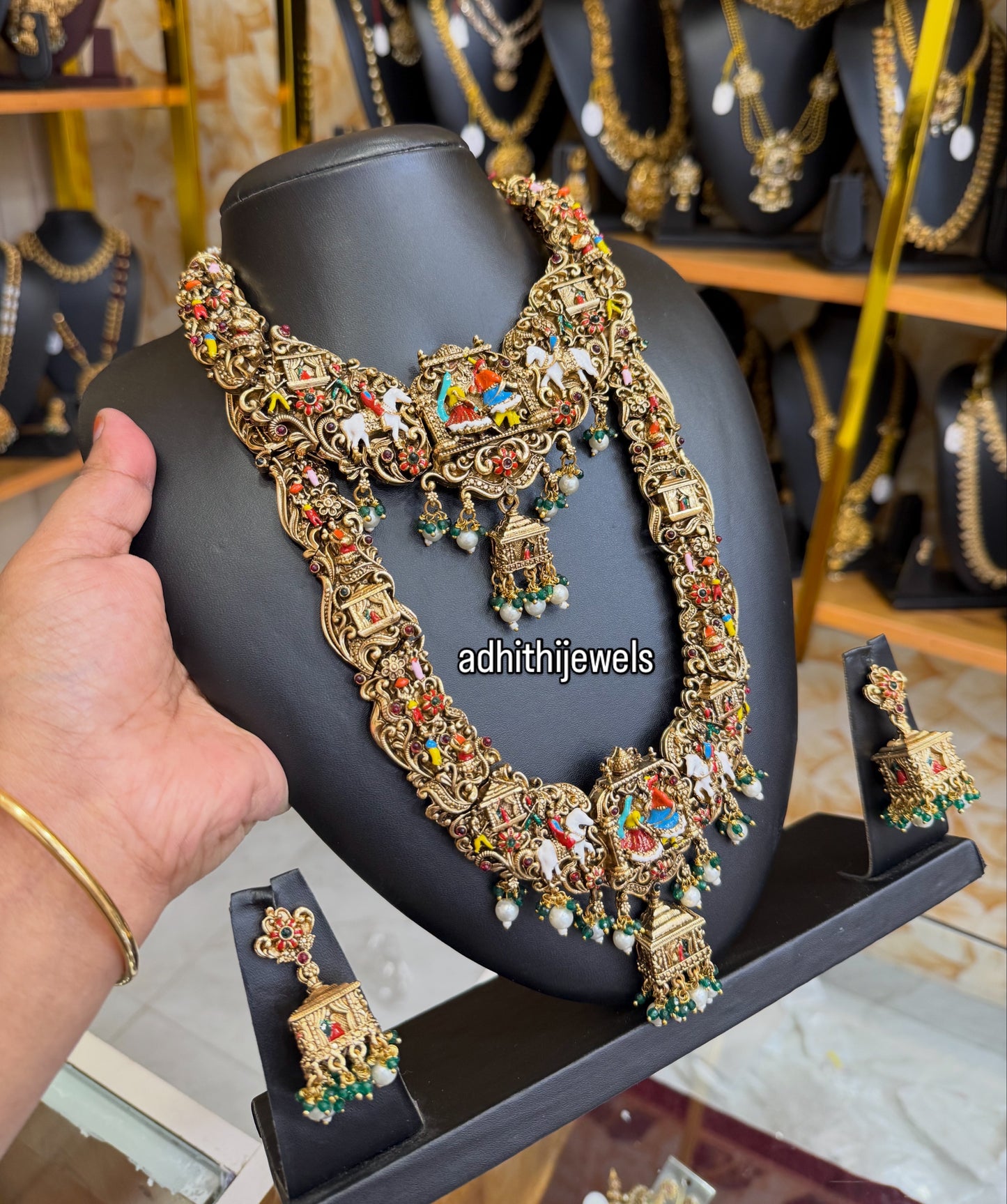 Trending 3D enamel Bridal combo set
