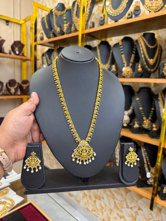 Gorgeous Lakshmi pendant haram