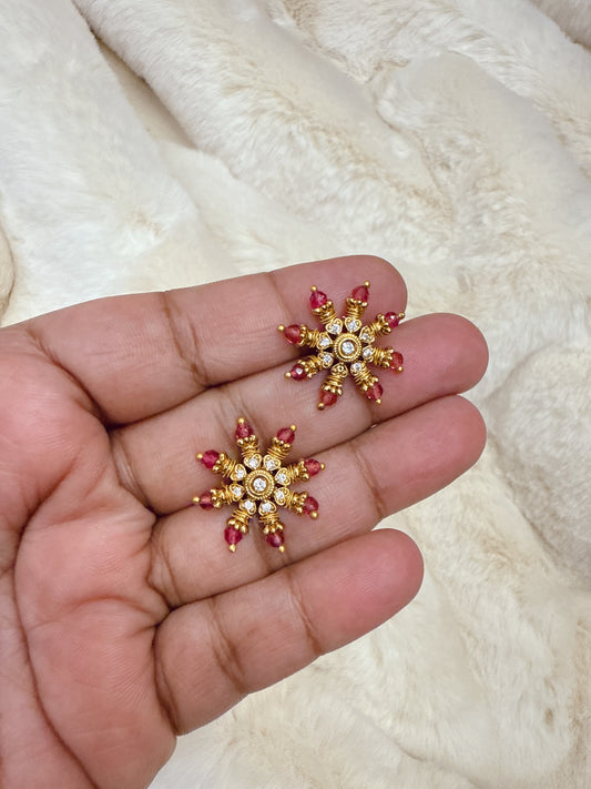 Ruby star stud