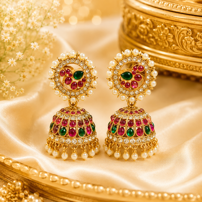 Kemp Bridal Pearls Jumka