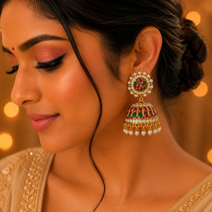 Kemp Bridal Pearls Jumka