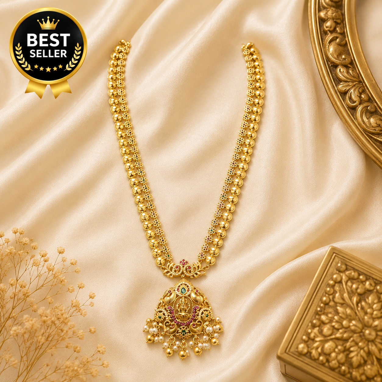 Lakshmi Haritha Pearls Haram