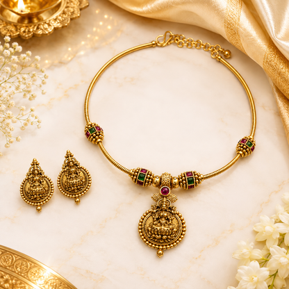 Lakshmi Heritage Hasli Necklace