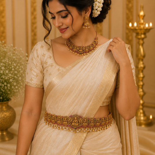 Lakshmi Pearls Hipbelt