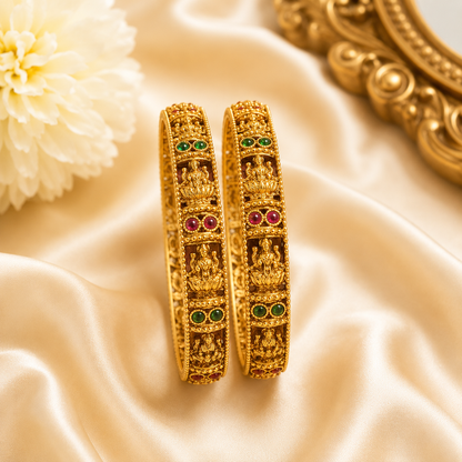 Mahalakshmi Elegance Bangles (2pcs)