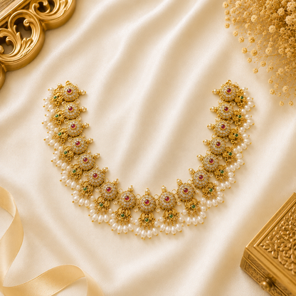 Chakra Pearls Necklace