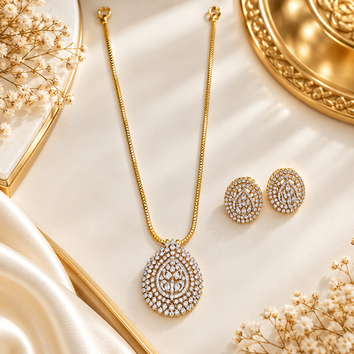 Nira AD Stone Pendant Haram