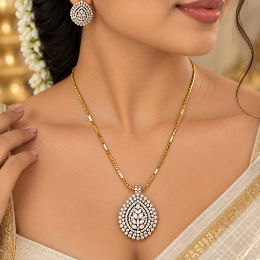 Nira AD Stone Pendant Haram