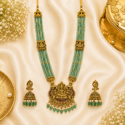 Pastel Green Lakshmi Muthu Mala