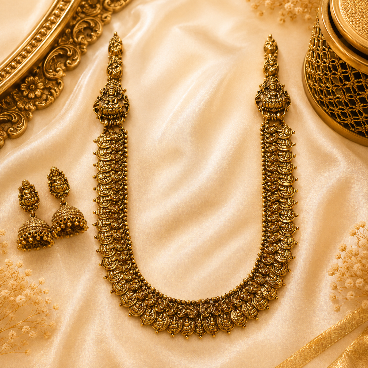 Padmalakshmi Antique Kaasu Mala
