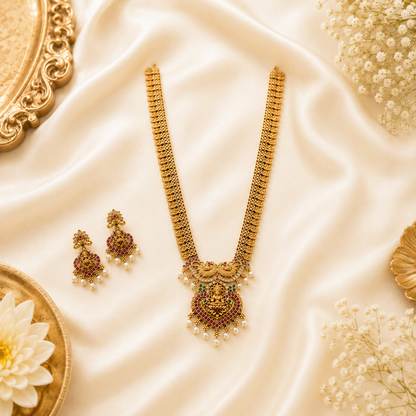 Peacock Lakshmi coin haram