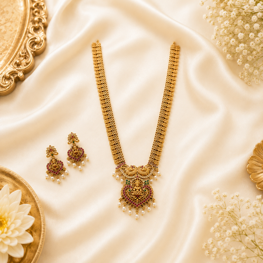 Peacock Lakshmi coin haram