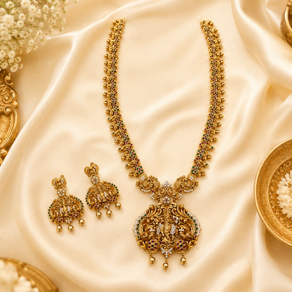 Radhe - Krishna gold replica haram