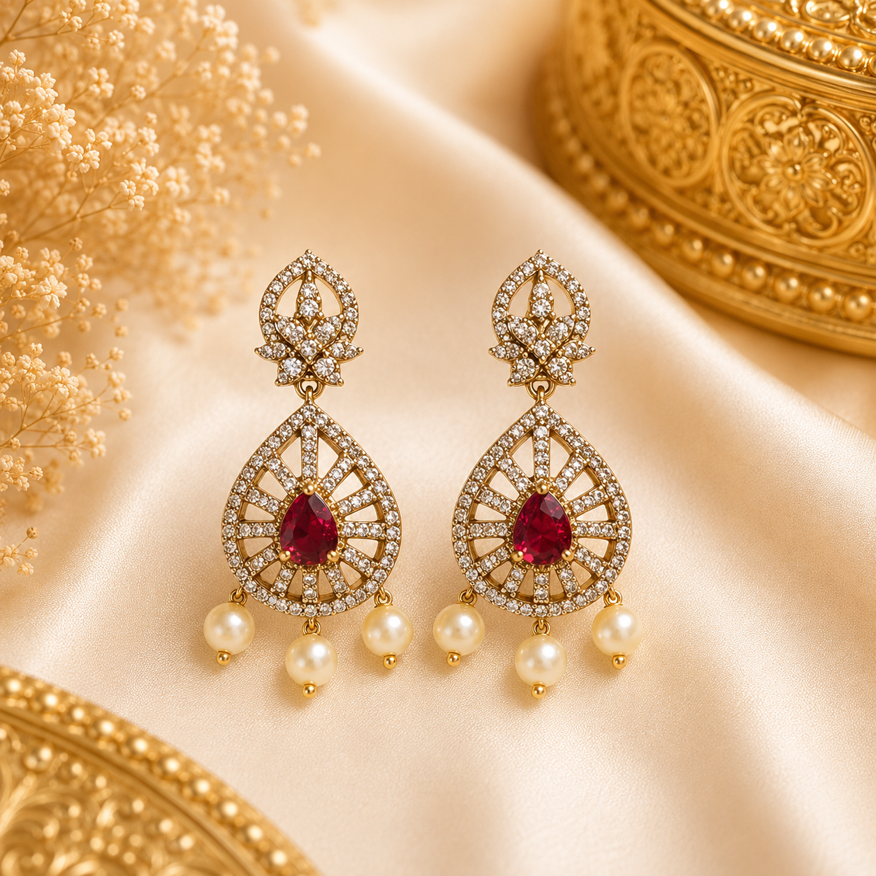 Ruby Victorian Stud
